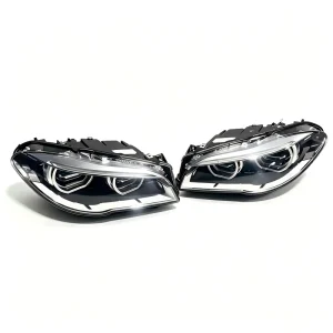 Modified LED Angel Eye Daytime Running Light 11-17 for BMW 5 Series F18 Headlamp Assembly F10 Low Beam Steering Head Lamp