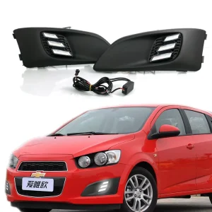 Modified LED Daytime Running Lights Dedicated Flow Turn Signal Lights Driving Decorative Lights for Chevrolet Aveo