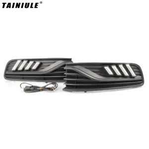 Modified LED Daytime Running Lights Dedicated Flow Turn signal Lights Driving Decorative Lights for Volkswagen Polo
