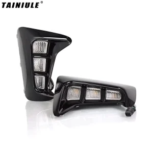 Modified LED Daytime Running Lights Headlights Turn Signals Fog Lights Front Bar Lights for Kia Soluto 17 20