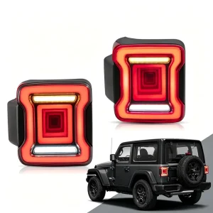 Modified LED Tail Light For Jeep Wrangler JL Dynamic Sequential Turn Signal Brake Rear Lamp Assembly Offroad