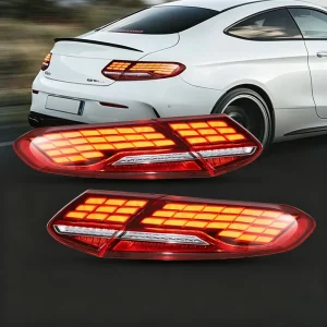 Modified LED Tail Light For Mercedes Benz C-Class W205 Coupe Dynamic Sequential Turn Signal Rear Lamp Assembly
