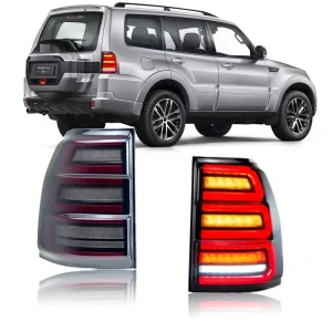 Modified LED Tail Lights for Mitsubishi Pajero V93 V97 Tail Lamp Rear Lamp New Red 6000K Auto Parts Car Lamp Assembly
