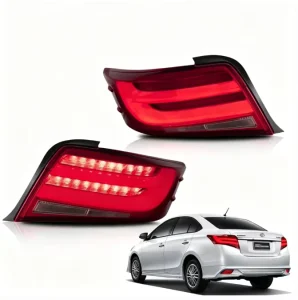 Modified LED Taillight Assembly 6000K for Toyota Vios Rear Brake Light Car Accessories
