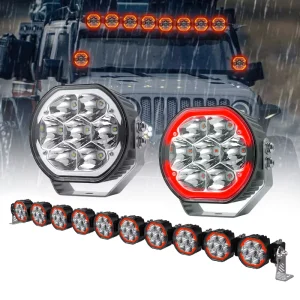 Modified LED Working Light for Off Road Vehicles Truck SUV ATV Spotlight for Cars and Trucks Car Light Accessories