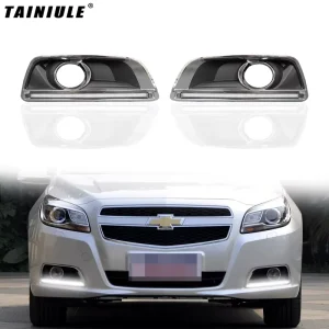 Modified Led Fog driving Lights Headlights Car Drl Running Lights Front Bumper Decorative Lights for Chevrolet Malibu