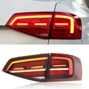 Modified New Red Led Tail Lamp for Jetta Car Taillights Assembly Plug and Play