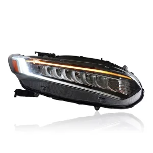 Modified North American Demon Eye LED Headlamp Assembly Daytime Running Light Sequential Turn Signal for 10th Gen Honda Accord