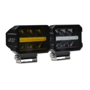 Modified Off Road LED Spotlight Tank 300 Hood A Pillar Auxiliary Light Remote Control 12V/24V 60W IP65 Rated 5000K Daylight Car