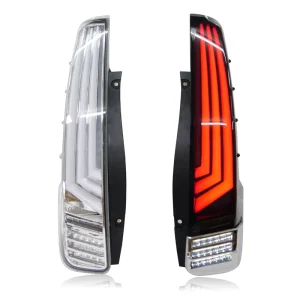 Modified Rear Tail Lights for Toyota Voxy Noah ZRR80 ZWR80 LED Lamp Assembly with Reverse Signal DRL Function