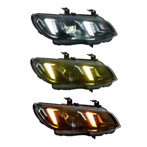Modified Snake Eye Style Auto LED Headlights Assembly for BMW M3 3 Series E92 E93 LCI 10-13 Auto Part Front Lamp Two-tone DRL