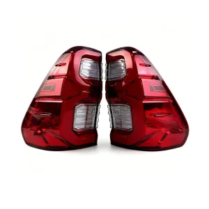 Modified Tail Lights for Toyota Hilux Sequential Start up Light Brake Lamp Turn Signal DRLiLED Rear Tail Lamps
