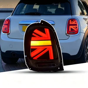 Modified Union Jack LED Taillight Assembly For BMW MINI F56 Rear Tail Lamp