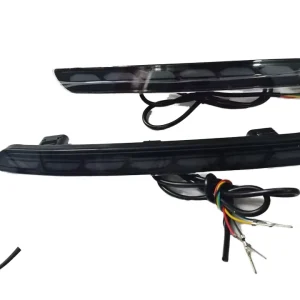 Modified Universal LED Rear Bumper Tail Lights with Brake Stop Lamp Civic Enhanced Visibility Styling Universal Driving Lights
