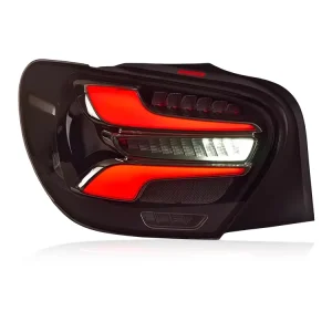 Modified red LED sequential turn signal tail lights for Mercedes Benz A Class W176 13 18 model A180 for special use