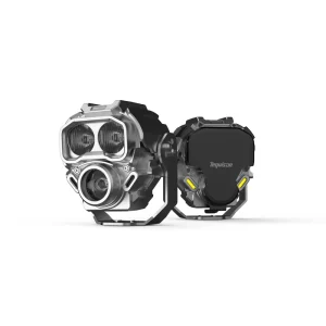Monster 1 Universal 4 Inch Pod Light Off Road Aluminum Waterproof 73W Per Light White LED Spotlight