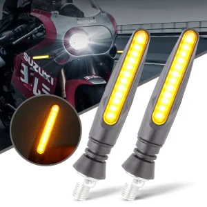 Moto Lighting System LED Turn Signal Light Rust Proof Water LED Bulbs Motorbike Turn Signal Lamp