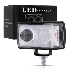 Moto Lighting Systems Double Colors Spotlight Led Fog Light Flash for Motorcycle Driving Lights