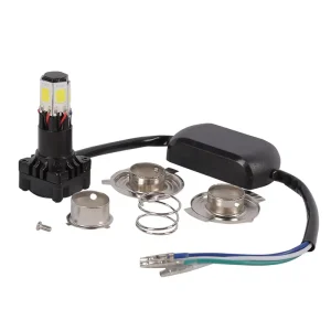 Motor Parts Lighting System 6 Sides Led Motorcycle Light COB Led Headlight for Motorcycle 12V White
