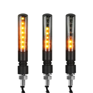 Motorcycle Accessories Front Universal Direction Turning Signal Light LED Mini Winker Lamp 2 Lens