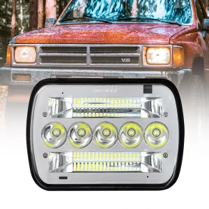 Motorcycle Aluminum LED Light Bus LED Headlight for Toyota Nissan 240Sx Sedans