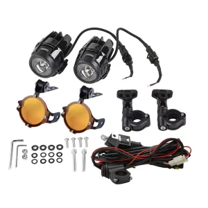 Motorcycle Auxiliary Light Flashing Fog Light Daytime Running Light for R1200GS F800GS K1600 Universal BMW Honda