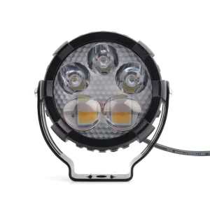 Motorcycle Auxiliary Spotlight Dual Color White Yellow 2800K 3200K 6000K 7000K 120W 7000LM Car Auxiliary Off Road Light