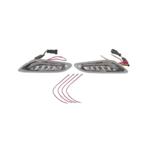 Motorcycle Clear LED Indicator Turn Stop Brake Function Tail Light for Vespa Scooter Sprint 150