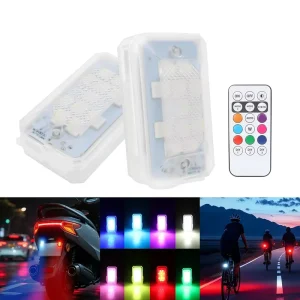Motorcycle Daytime Running Light LED RGB Color High Brightness Remote Control 100% Fitment Exterior Lighting
