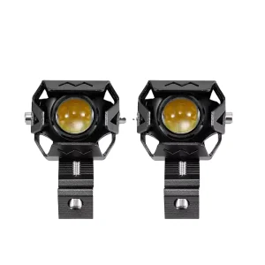 Motorcycle Dual Color Lights External Working LED Lights Electric Motorcycle Spotlights Modified Headlights