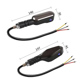 Motorcycle Electric Bike Scooter LED Turn Signal Direction Light Ultra-Bright 12V