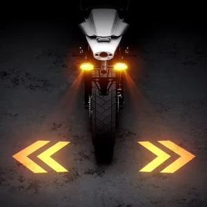 Motorcycle Fog Lights Led Auxiliary Driving Lamp Moto Headlight Spotlights Wired Switch Dual Color Motorcycle Led Lights