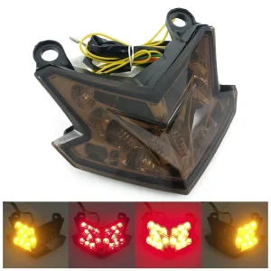 Motorcycle Integrated LED Tail Light Turn Signal Rear Light for Kawasaki Z125 Pro Z800 ZX 6R Parts