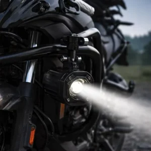 Motorcycle LED Auxiliary Front Light 12V Waterproof IP67 Spot Beam for Night Riding