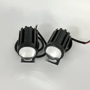 Motorcycle LED Light Motorcycle Spotlight Front Headlight 24W Black Waterproof