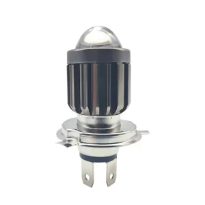 Motorcycle LED Projector Headlight High-Brightness Retrofit Spotlight High Low Beam White & Yellow Light