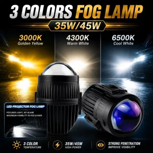 Motorcycle LED Spotlight D 299 2.0 Inch 80W IP68 High Low Beam Auxiliary Driving Fog Lamp for ATV UTV Offroad Car