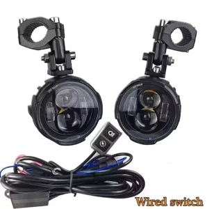 Motorcycle LED Spotlights Suitable for Motorcycles and Electric Vehicles External Auxiliary High Beams