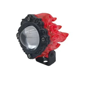 Motorcycle LED Spotlights with DRL Universal Headlight Driving Lights Work Light Fog Lamp Bulb for Car Truck