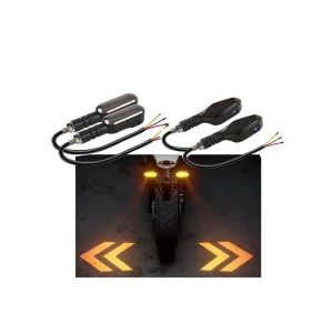Motorcycle LED Turn Signals Light With Projection Stop Indicator Signal Light
