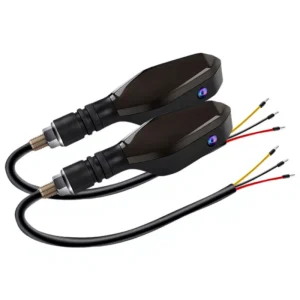 Motorcycle LED Universal Plastic Yellow Projection 3 in 1 Turn Signal Multi mode Warning Flashing Atmosphere Headlight Tail