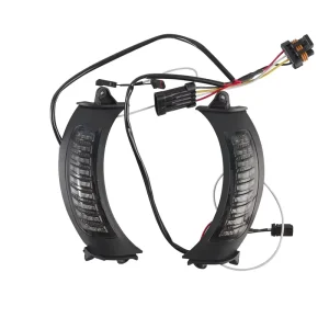 Motorcycle LED Vent Front Turn Signal Side Lights for Harley Road Glide