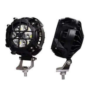 Motorcycle Lighting System 21W LED Fog Light Spotlight with High Low Beam Flash Bumper Mount Retrofit Upgrade