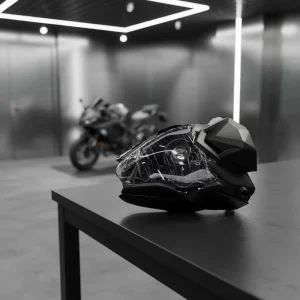 Motorcycle Lighting System ABS Plastic BLACK Color Universal Front Led Motorcycle Headlight for WING EVO II
