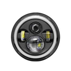 Motorcycle Lighting System Accessories 7 Inch 4 Beads Refit Lens Aperture Led Headlights for Harley Motorbike
