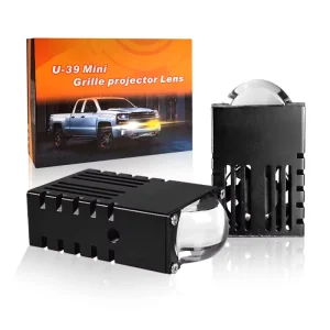 Motorcycle Lighting System Accessories Led Auxiliary Light High Low Beam Dual Color Mini Driving Light 50W