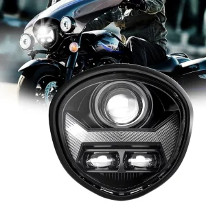 Motorcycle Lighting System LED Motor Head Driving Lamp Projector Assembly For Motors V Star 1300