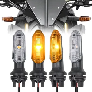 Motorcycle Lighting System LED Turn Signal Indicator Light Taillight Amber Yellow Blinker Lamp for CB250