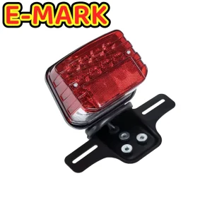 Motorcycle Lighting System Modified Red Color E mark Certified LED Brake Light for CG Motorcycle