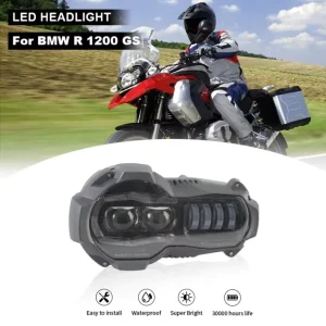 Motorcycle Lighting System Oil Cooler Motorcycle Front Light and Guard for BMW R1200GS Adventure